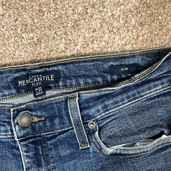 JCrew mercantile slim fit mens jeans size 32 - Picture 4 of 7
